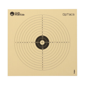 SET OpTacs - Kugelfang 14 x 14 cm inkl. 50 Zielscheiben & 500 Stk. RWS Diabolos Kal. 4,5 mm