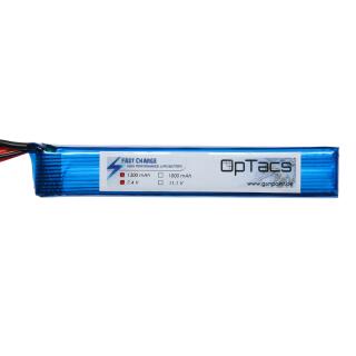 OpTacs LIPO 1300mAh 7.4V 25C Micro TAMIYA