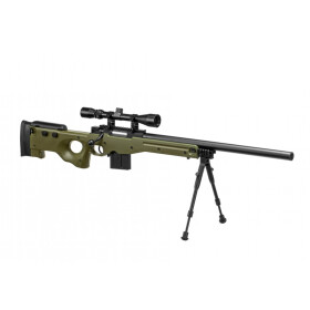 Softair - Sniper - Well - L96 AWP Sniper Rifle Set - over...