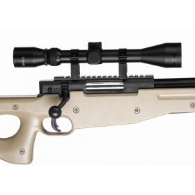 Softair - Sniper - Well L96 Sniper Rifle Set Upgraded-Tan...