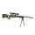 Softair - Sniper - Well L96 Sniper Rifle Set-OD - ab 18, über 0,5 Joule