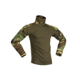Invader Gear Combat Shirt-Woodland-2XL