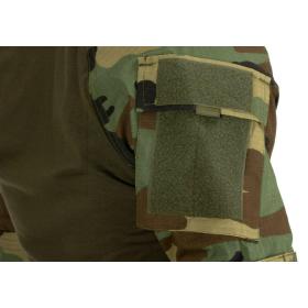 Invader Gear Combat Shirt-Woodland-2XL