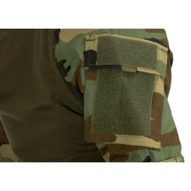 Invader Gear Combat Shirt-Woodland-2XL