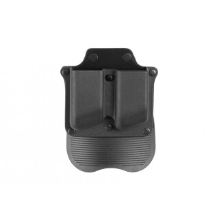 Frontline Polymer Double Pistol Mag Paddle Pouch-Schwarz