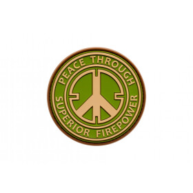 JTG Peace Rubber Patch-Grün