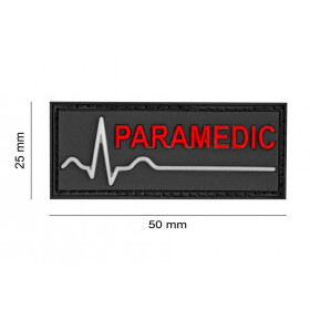 JTG Paramedic Rubber Patch-Multicolor
