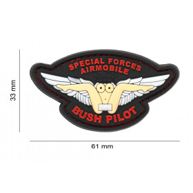 JTG Bush Pilot Rubber Patch-Multicolor