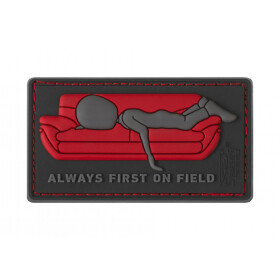JTG Always First on Couch Rubber Patch-Multicolor