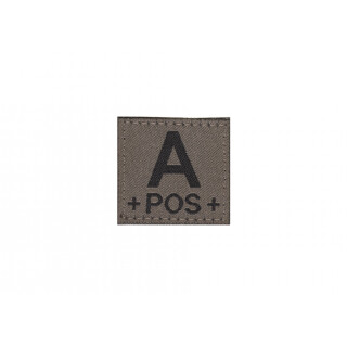Clawgear A Pos Bloodgroup Patch-RAL7013