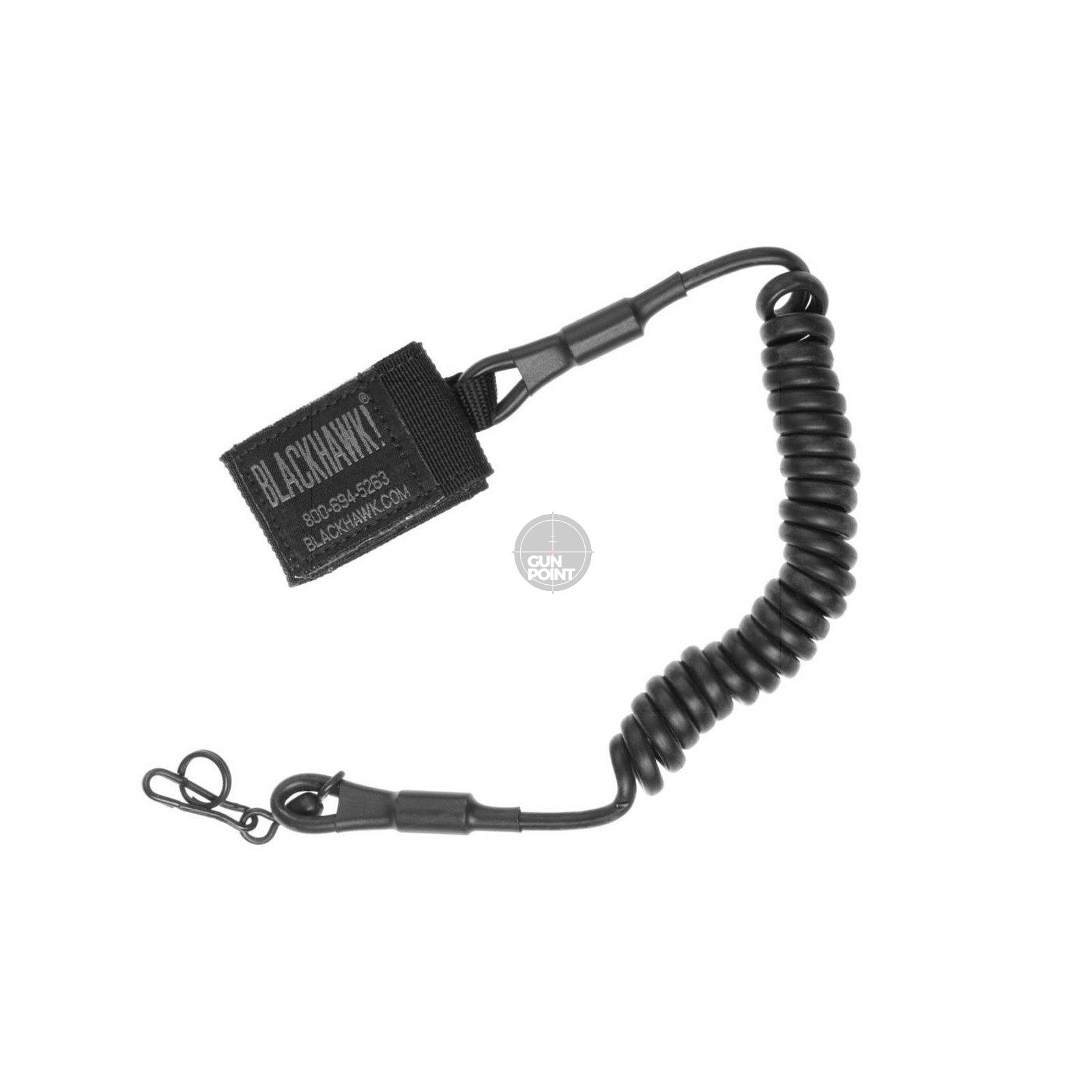 Blackhawk Tactical Pistol Lanyard with Swivel Schwarz