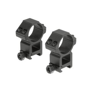 Leapers 30mm Mount Rings High-Schwarz