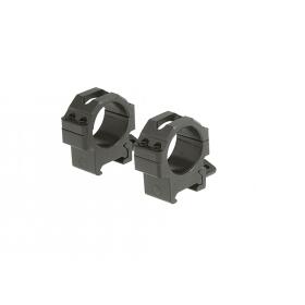 Leapers 30mm CNC Mount Rings Low-Schwarz
