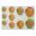STRONGHOLD Auflage - Äpfel - 30 x 42 cm - wasserabweisend/reißfest