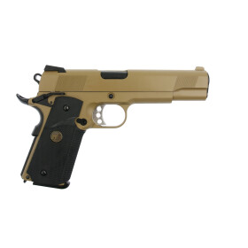 Softair - Pistole - WE M1911 MEU Full Metal GBB-Desert - ab 18, über 0,5 Joule