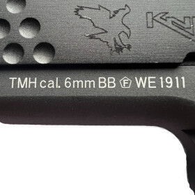 Softair - Pistole - WE - Knight Hawk Full Metal GBB black - ab 18, über 0,5 Joule