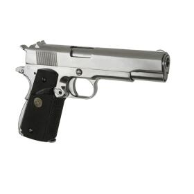 Softair - Pistole - WE M1911 MEU Full Metal V3 GBB-Silver - ab 18, über 0,5 Joule