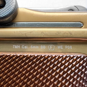 Softair - Pistol - WE - P08 Full Metal GBB gold - over...