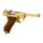 Softair - Pistole - WE P08 Full Metal GBB-Gold - ab 18, über 0,5 Joule