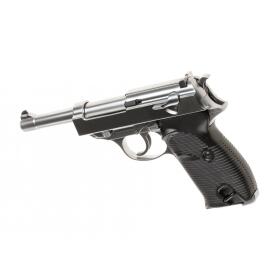 Softair - Pistole - WE P38 Full Metal GBB-Silver - ab 18,...