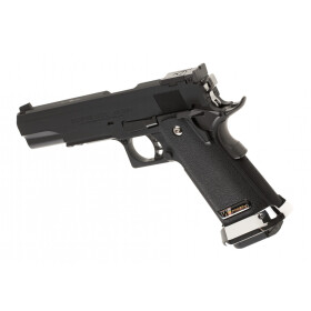 Softair - Pistole - WE Hi-Capa 5.1 R1 Full Metal GBB-Schwarz - ab 18, über 0,5 Joule