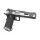 Softair - Pistole - WE Hi-Capa 6 Force A Silver Barrel Full Metal GBB-Dual Tone - ab 18, über 0,5 Joule
