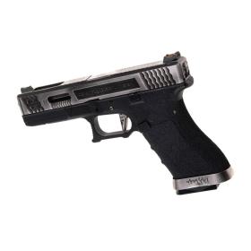 Softair - Pistol - WE - G-Force 17 SV Silver Barrel Metal...