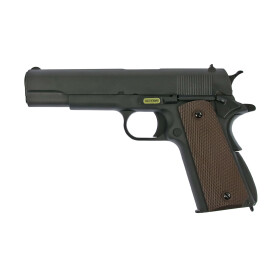 Softair - Pistole - WE M1911 Full Metal V3 GBB-Schwarz -...