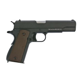 Softair - Pistole - WE M1911 Full Metal V3 GBB-Schwarz -...