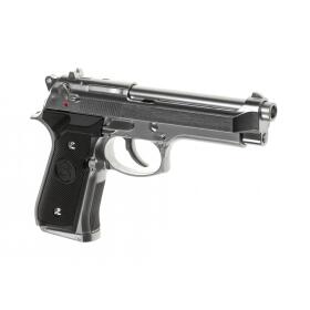 Softair - Pistole - LS M9 GBB-Silver - ab 18, über 0,5 Joule