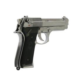 Softair - Pistole - B&W - Elite M92 Full Metal GBB silver - ab 18, über 0,5 Joule