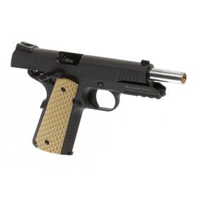 Softair - Pistole - WE - Desert Warrior 5.1 Full Metal GBB black - ab 18, über 0,5 Joule