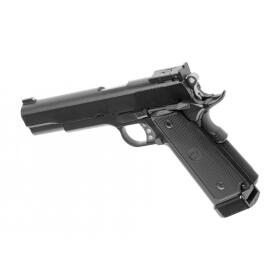 Softair - Pistole - WE M1911 A1 Tactical Full Metal Co2-Schwarz - ab 18, über 0,5 Joule