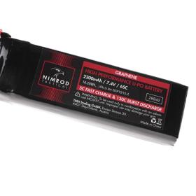 Nimrod Lipo 7.4V 2200mAh 65C Graphene Large Type