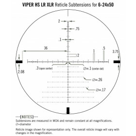 Vortex Optics Viper HS LR 6-24x50 XLR MOA FFP