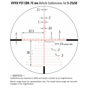 Vortex Optics Viper PST Gen II 5-25x50 MRAD FFP