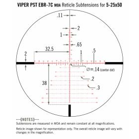 Vortex Optics Viper PST Gen II 5-25x50 MOA FFP