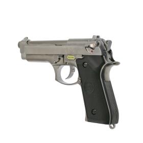 Softair - Pistole - WE M9 Full Metal Co2-Silver - ab 18, über 0,5 Joule