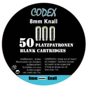 CODEX - Platzpatronen 8 mm Knall - 50 Stück