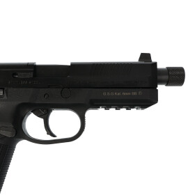 SET !!! Softair - Pistole - FNX-45 Tactical GBB 6mm schwarz - ab 18, über 0,5 Joule