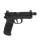 SET !!! Softair - Pistole - FNX-45 Tactical GBB 6mm schwarz - ab 18, über 0,5 Joule
