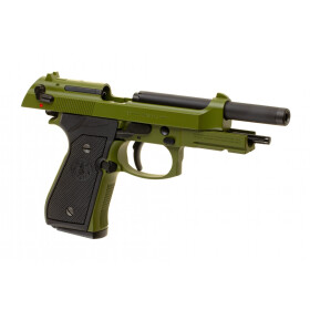 SET !!! Softair - Pistole - G & G - GPM92 Metal green GBB - ab18, über 0,5 Joule