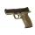 SET !!! Softair - Pistol - WE - M&P Metal Version GBB desert - from 18, over 0.5 joules