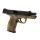 SET !!! Softair - Pistol - WE - M&P Metal Version GBB desert - from 18, over 0.5 joules