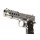 SET !!! Softair - Pistole - WE - M1911 Hex Cut Full Metal GBB silver - ab 18, über 0,5 Joule