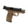 SET !!! Softair - Pistole - WE - WET-05 BK Silver Barrel Metal Version GBB - ab 18, über 0,5 Joule