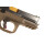 SET !!! Softair - Pistole - WE - WET-05 SV Silver Barrel Metal Version GBB FDE - ab 18, über 0,5 Joule