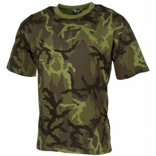 US T-shirt, half sleeve,M 95 CZ camouflage, 170 g/m²