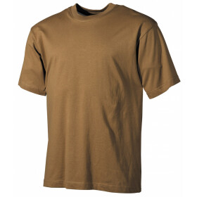 US T-shirt, half sleeve, coyotetan, 170 g/m²