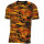 US T-Shirt, "Streetstyle",orange-camo, 140-145 g/m²